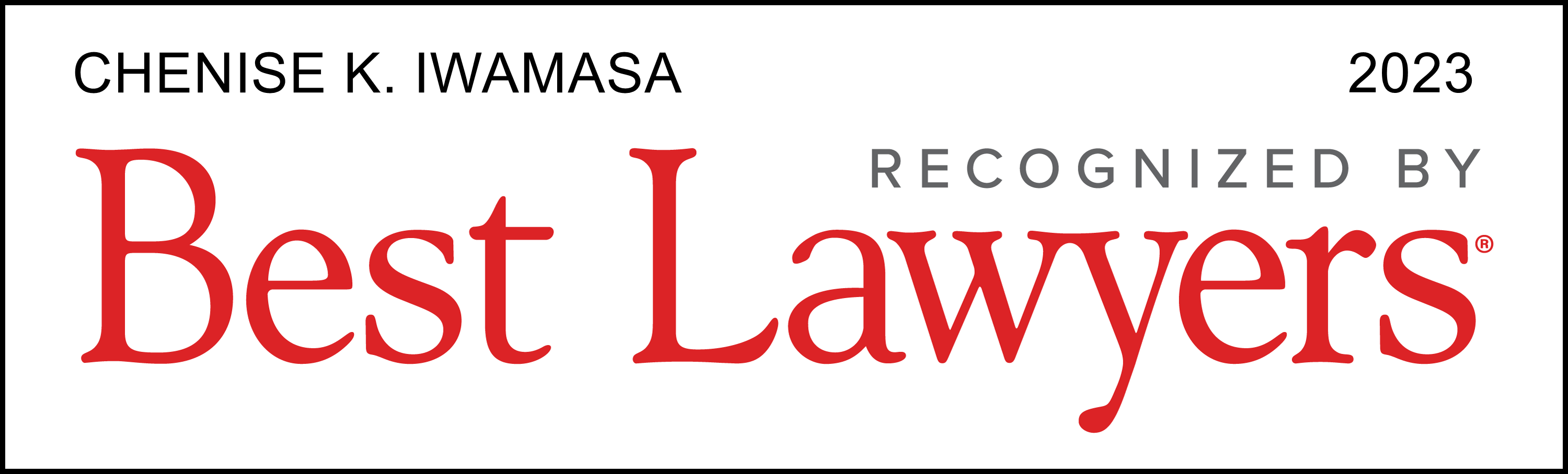 2023 Best Lawyers - Lawyer Logo 2023 Best Lawyers - Lawyer Logo